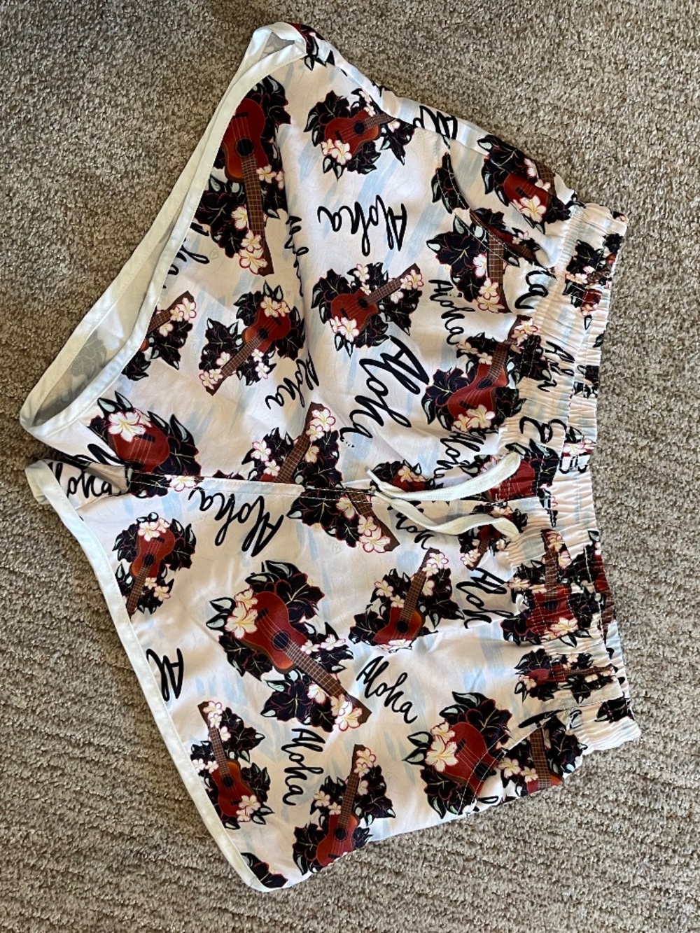 ForHailey Floral Board Shorts Women’s Medium Drawstring Beach Shorts New